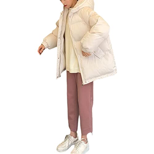 Parka chaude à capuche en coton pour vos sorties d'hiver décontractées en ville