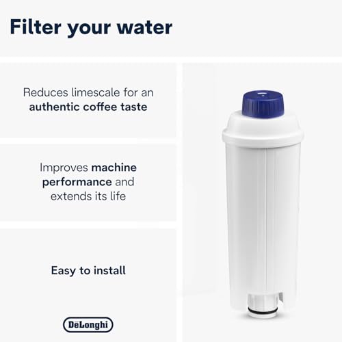 De Longhi Water Filter DLSC002 (Pack of 1), White