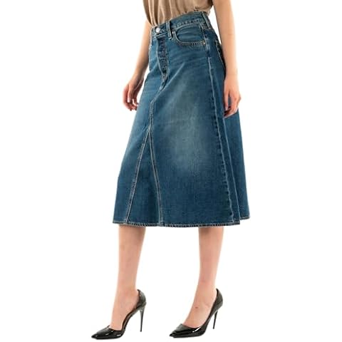 Levi's Women's High Rise A-Line Skirt Cover
