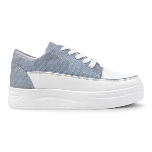 Image of Vendoz Women Casual Stylish Sneakers I Cushioned Insole I All Day Comfortable I Lightweight and Stylish Shoes for Girls CNV7018