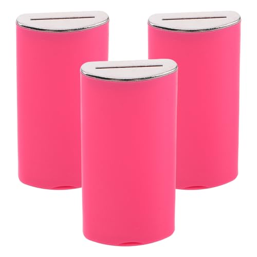 Lurrose Étui pour 3 lames de rasoir : conteneurs pour objets tranchants - Boîte de rangement pour rasoirs de barbier - Poubelle pour vitres de voiture et outils de pose de colle et de teinture
