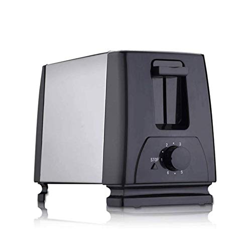 2 Scheiben Toaster Brotmaschine Frühstück 6 Temperatureinstellung Programmierbarer Brotbackautomat aus Edelstahl mit Fruchtnussspender,