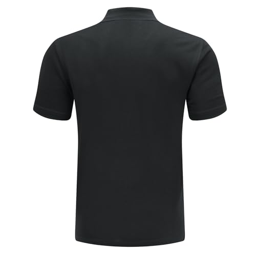 Men's Short Sleeve Polo Shirt Quick-Dry Performance Tactical Golf Shirts Regular-fit Jersey Tennis Shirt3