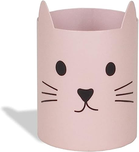 Porta-lápis - Gato rosa