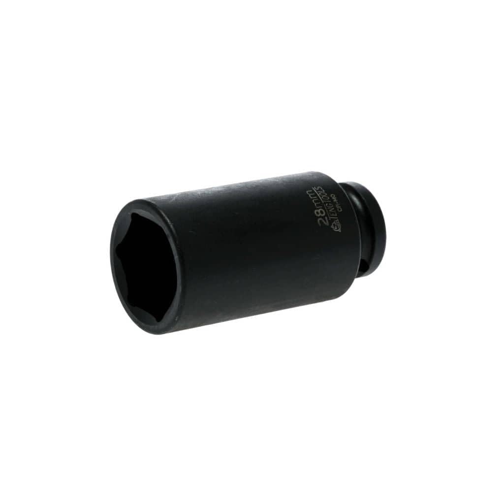 Teng 920628-N DEEP IMP Socket 28MM 1/2SQDR, Black,chrome - Image 2