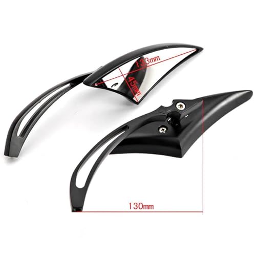 Rétroviseurs de moto Blade pour Shadow Ace VT1100 rétroviseur custom customisation