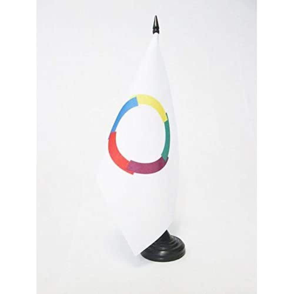 AZ FLAG Bandiera Da Tavolo Francofonia 21x14 cm - Piccola Bandierina Della Lingua Francese