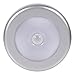 Motion Sensor Lights 3Pc 6 LED Round Body Battery Powered Lamp Bright & Easy Installation with Adhesive Tapes Suitable for Stairway Closet