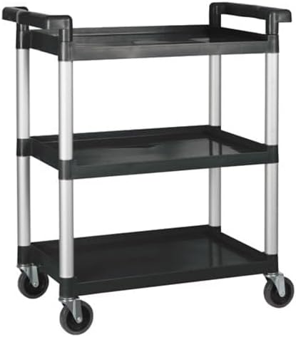 Miniatura 2 de Carrito utilitario UC-35K, 33-14 x 17 x 37-12 pulgadas, negro Winco