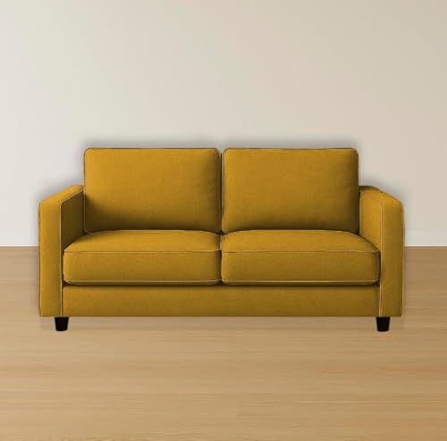 Image of The MM Furniture store Premium Fabric Sofa - Dirty Gold (2 Seater)