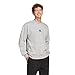 adidas Herren Essentials FEELCOZY Fleece Sweatshirt, medium Grey Heather/Black, M