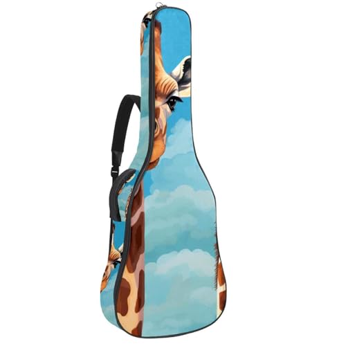 Sac de transport étanche pour guitare 106 cm rembourré avec grand compartiment