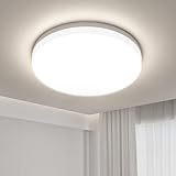 【Leichtes Kunststoffgehäuse】Deckenlampe wohnzimmer das Kunststoffgehäuse aus hochwertigem Klasse PC hat eine bessere Lichtdurchlässigkeit und Intensität als andere Deckenlampen. Bei Problemen oder Anmerkungen freuen wir uns auf Ihre Nachricht.