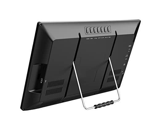 Image of Naxa Electronics NT-1600 Portable 16-inch TV and Digital Multimedia Player with Built-in ATSC Tuner for Over-The-Air HD TV, USB Support, Rechargeable Lithium Battery, AC Power, and DC Car Cord, Black