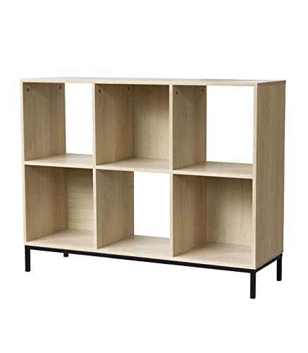 Casâme Etagère de Rangement 6 Cases avec et sans Fond