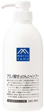 Matsuyama M-mark Amino Acid Hair Shampoo - 600ml (Green Tea Set)