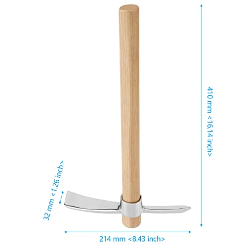 2 Pack de azadas pequeñas para jardín 16 pulgadas miniatura 2