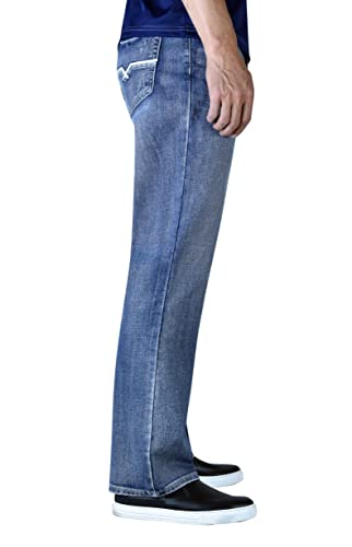 Flypaper Mens Fashion Bootcut Jeans Regular Fit Light Wash Size 29X303