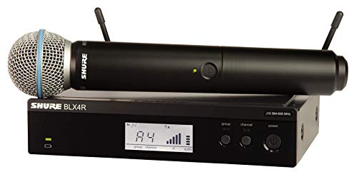 Shure BLX24R/B58 Rack Mount Wireless Microphone System with BETA 58A Handheld Vocal Mic