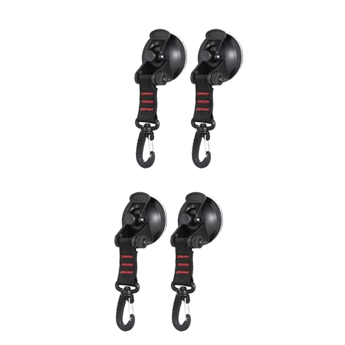 Laikoutd 4pack Heavy Load Sucker Camping Tarps Boats Awnings Strong Power Suction Cup Hook for Efficient Storage