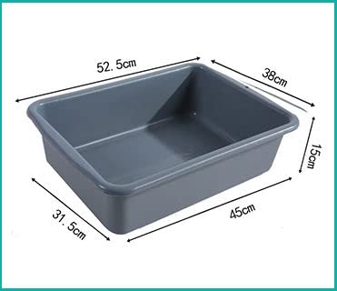 GX-032E Carrello di scolo e di demolizione, carrello da cucina, carrello a 3 livelli con freni, 104 x 46 x 91 cm