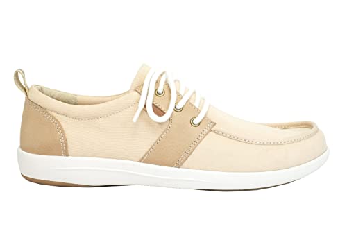 REVITALIGN メンズ ブリュースター オックスフォード, タン, 12 Wide