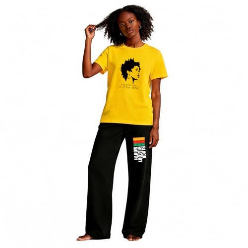 Image of Black History Shirts Black Graphic tees for Men and Women, Magic Fashion Afro American Natural Hair Vintage Melanin T-Shirts