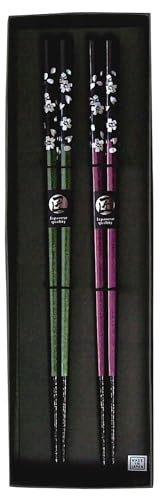 Baguettes japonaises coffret cadeau Sunny fleur de cerisier pour passionnés