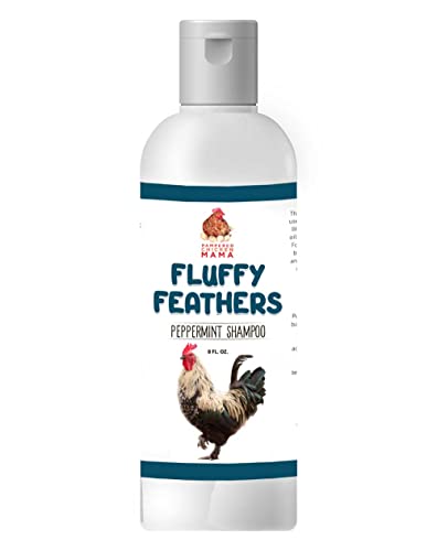 Feather Shampoo for Chickens | Bird Shampoo for Cockatiels, Cockatoo, Parrots: Poultry Conditioner & Baby Chicken Supplies, Gamefowl Supplies for Clean Feathers (Peppermint)