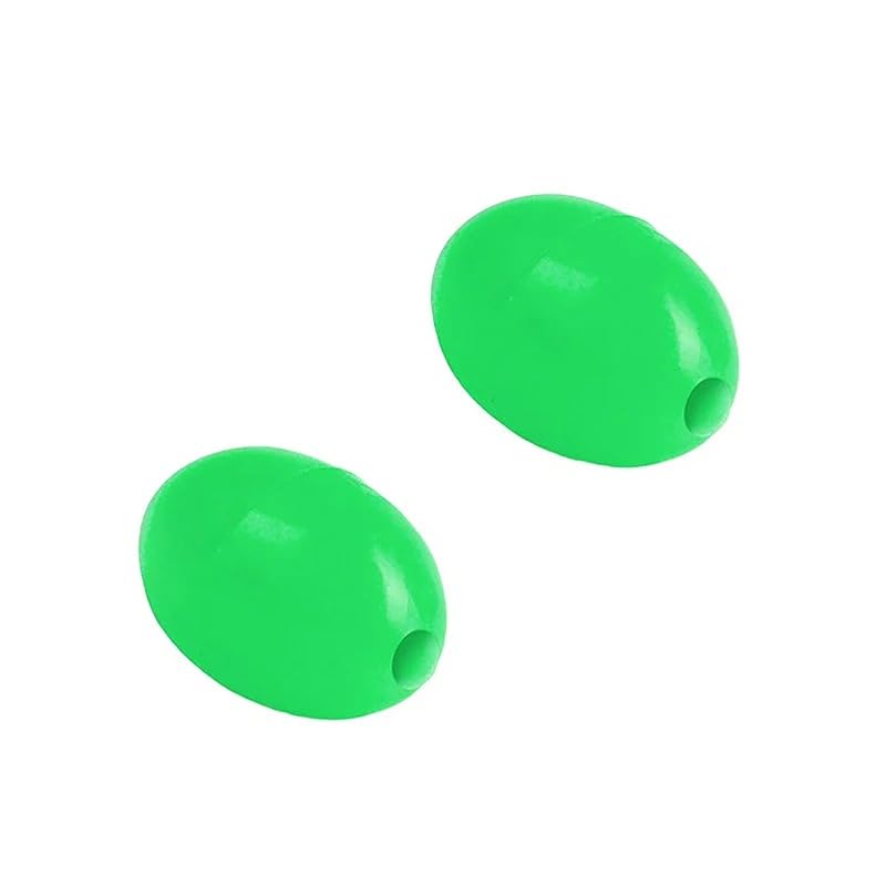 375 cuentas luminosas ovaladas para pesca verde oliva miniatura 7