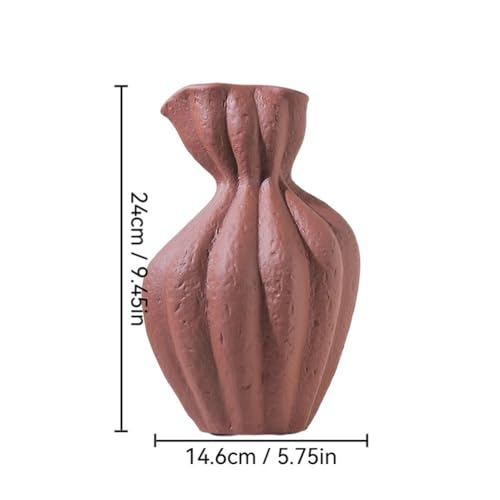 Vase en céramique de couleur unie pour table à manger rétro - 3