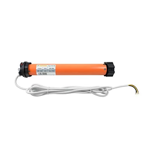 3T-MOTORS Rollladenmotor 3T45-10SD (Zugkraft 10 Nm/25 kg) für 60 mm 8kant Rollladenwelle (SW60), mit mechanischen Endschaltern, einfache Montage, Rollladenantrieb, Kurzmotor