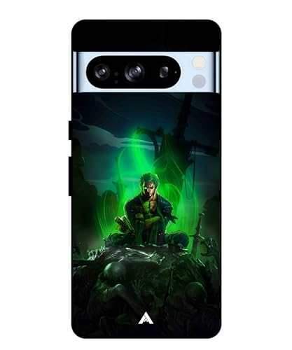 Image of Premium Anime 1 Case for Pixel 8 Pro (Glossy Finish) Soft-Touch Metal TPU Back Cover, Shockproof, Designer, Aesthetic Mobile Phone Case