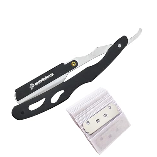 Hair Removal 1 Shaving Razor+25 Professional Blades Barber Tools Hair Razor Knife Stainless Steel Straight Razor Holder Kit