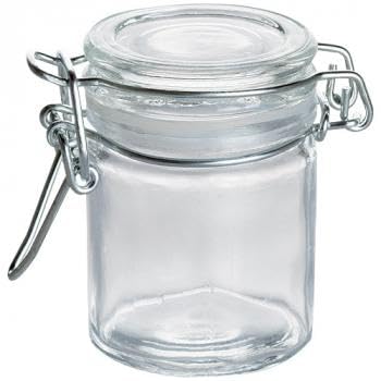 MINI BOCAL VERRE JOINT BLANC 4,5CL COLIS 4X12 - Conditionnement : 48 pièces