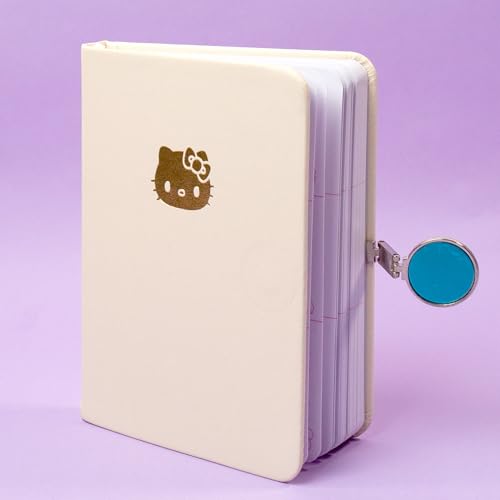 horizon group usa hello kitty magnetic journal 100 sheet notebook with magnetic closure school supplies kawaii stationary desk accessories