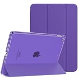 MoKo Case for iPad 10.2 iPad 9th Generation 2021/ iPad 8th Generation 2020/ iPad 7th Generation 2019, Slim Stand Hard Back Shell Smart Cover Case for iPad 10.2 inch, Auto Wake/Sleep, Dark Purple
