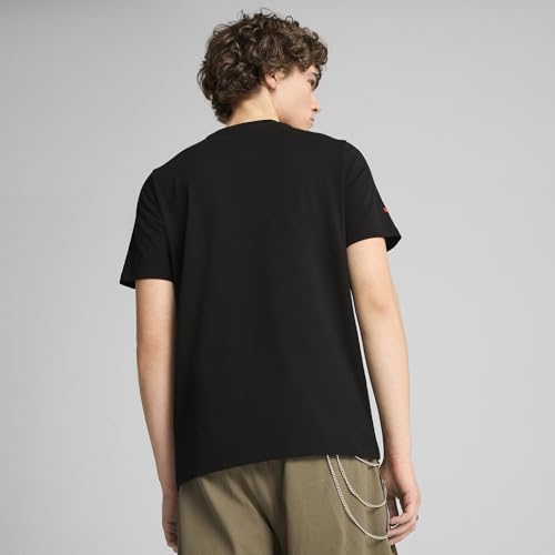 Image of Puma Men's Cotton Printed Regular Fit T-Shirt