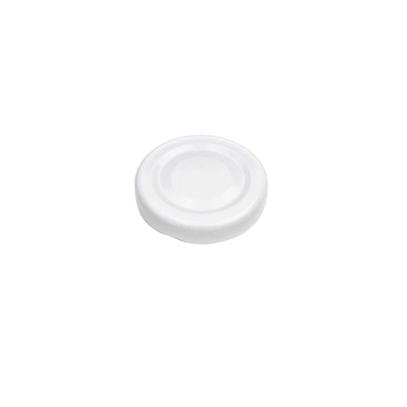 gouveo Lot de 48 pots de conservation 65 ml Mini avec couvercle à vis blanc - Petits pots à vis avec couvercles twist-off - Pots ronds pour confitures, épices