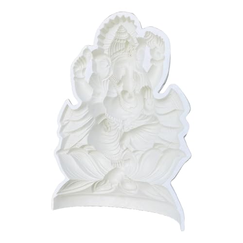 Image of 18-Inch Ganesha Idol Making Mold - Durable Reusable Mould for Eco-Friendly Clay Idols Fibreglass mouldArt Sculpture