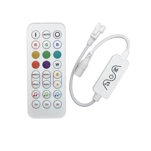 Contrôleur de musique RGB 5V 12V 24V variateur LED longue portée avec télécommande