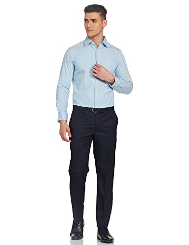 Image of Diverse Men's Cotton Printed Full Sleeve Regular Formal Shirt