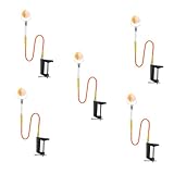 Abaodam 5 Ensembles Entraîneur de Tennis de Table Portable Appareil de Pratique Ajustable...