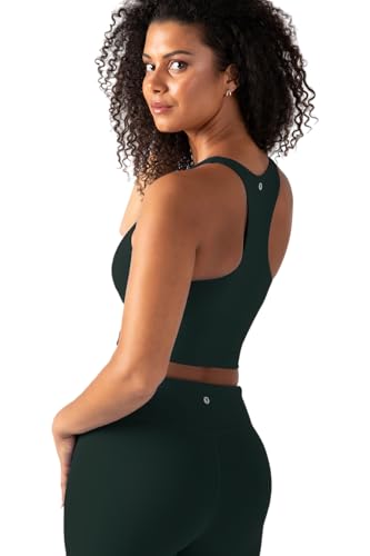 Image of YITTY Active Sports Bra Tank, Tank Top for Women with Built-in Bra, Racerback, Removable Cups, Low-Impact Yoga and Gym