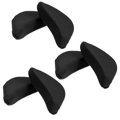 Image of 3 Pair Shoe Filler for Too Big Shoes Women, Soft Toe Filler Inserts Adjustable Shoe Filler Big Toe Plug Foot Brace Shoe Pads Toe Cushions for High Heels Pumps Flats Sneakers (Black)