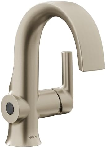 Moen Doux Brushed Nickel Motionsense Wave Touchless Single Handle...