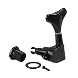 ベースチューニングペグ、ベースチューナー、エレクトリックベースオープンマシンヘッドノブ、4弦ジャズ用ベースストリングターナー、ベースギターベース右手左手 2本