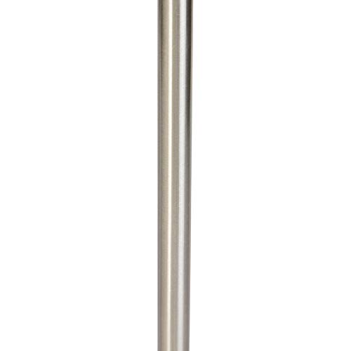 Qazqa Moderno Lámpara de pie moderna acero sin pantalla - SIMPLO Acero Alargada Adecuado para LED Max. 1 x 60 Watt