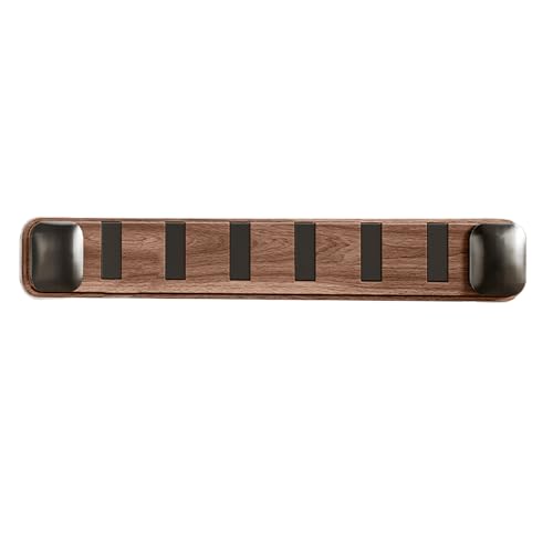 Perchas de pared con ganchos de diseño sutil y brazo plegable 2