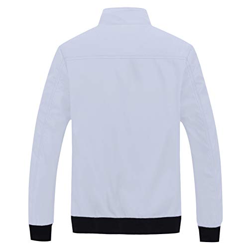 YFFUSHI Mens Casual Jacket Lightweight Outdoor Zipper Softshell Windbreaker Jacket2